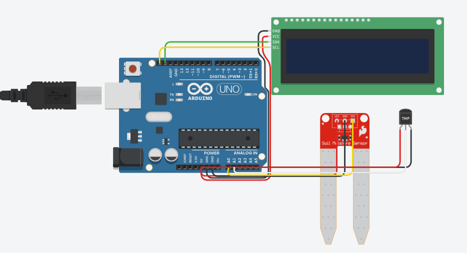 sensor umidade e temperatura lcd